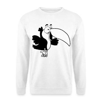 Toucan bird - Unisex Sweatshirt - white - Front