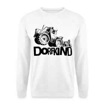 Le tracteur MB trac Dorfkind prend son envol - Sweat-shirt Unisexe - blanc - Devant