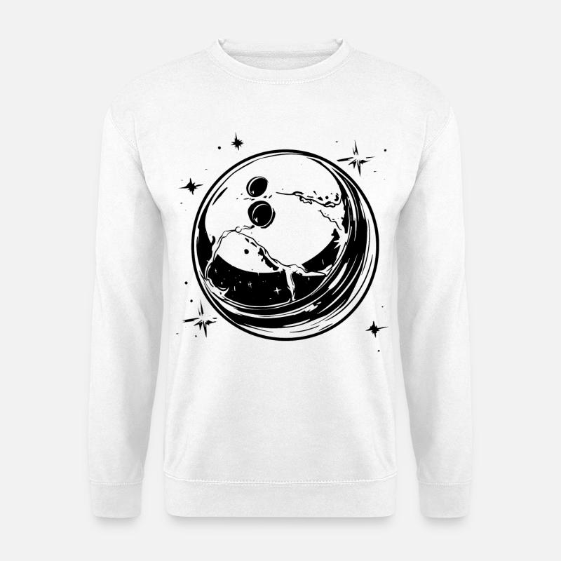 Look de dessin animé de bowling - Sweat-shirt Unisexe - blanc
