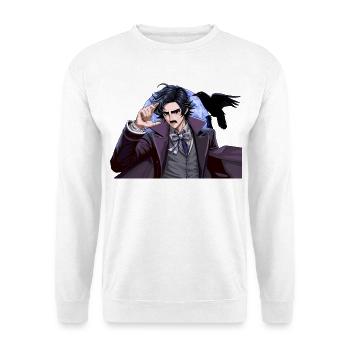 Nachtmagier im Mondlicht - Unisex Pullover - Weiß - Vorne