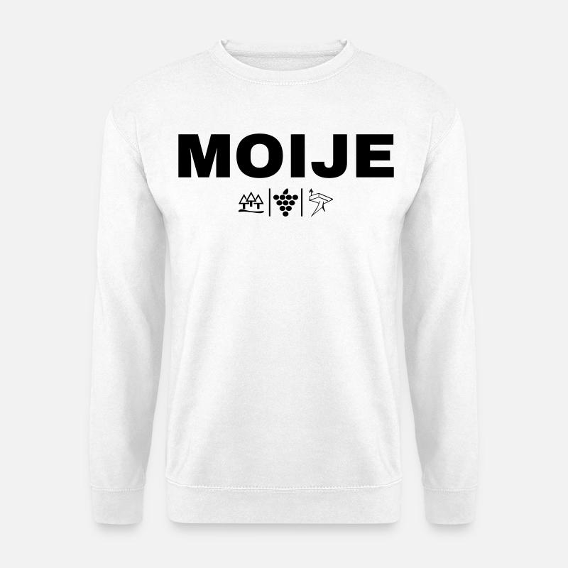MOIJE - Unisex Pullover - Weiß