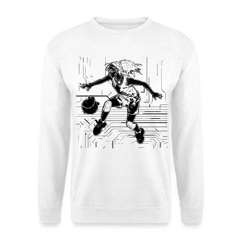 Weiblicher Basketballspieler - Unisex Pullover - Weiß - Vorne
