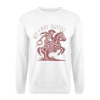 My Last Rodeo - Bachelor Party - Unisex Sweatshirt - white - Front