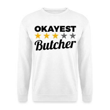 Average Butcher - Unisex Sweatshirt - white - Front