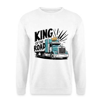 King of the Road - Unisex Pullover - Weiß - Vorne
