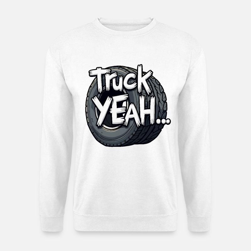 Truck Yeah! - Unisex Pullover - Weiß
