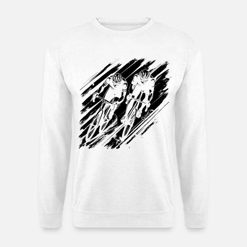 Radsportler - Unisex Pullover - Weiß
