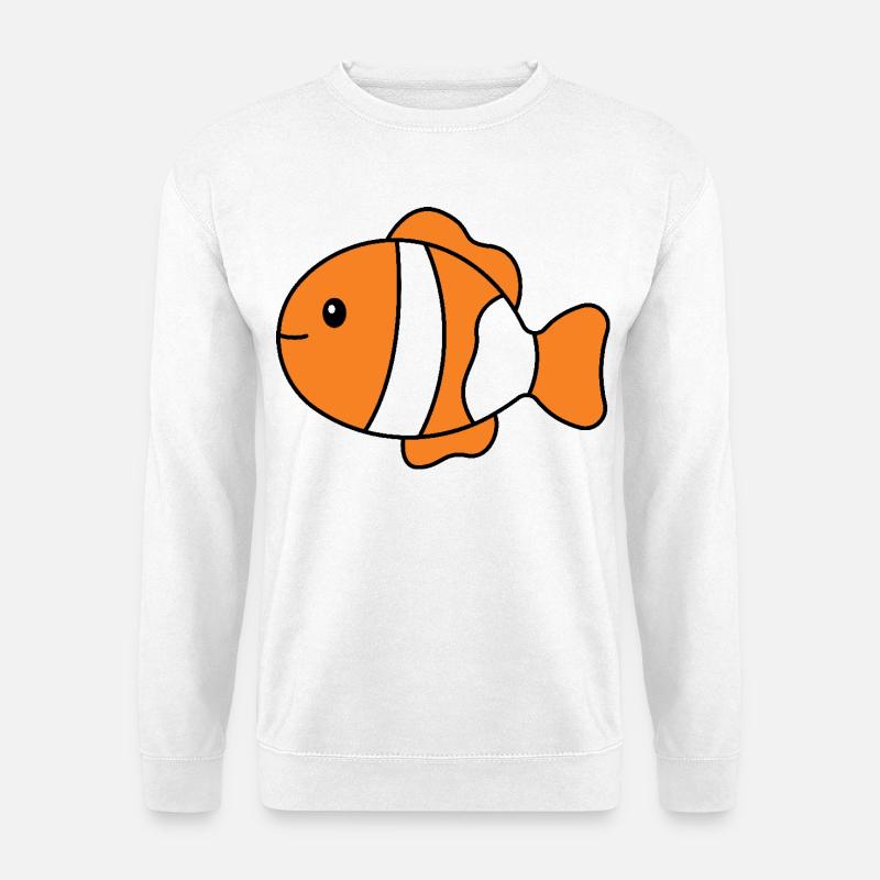 Tropischer Clownfisch - Unisex Pullover - Weiß