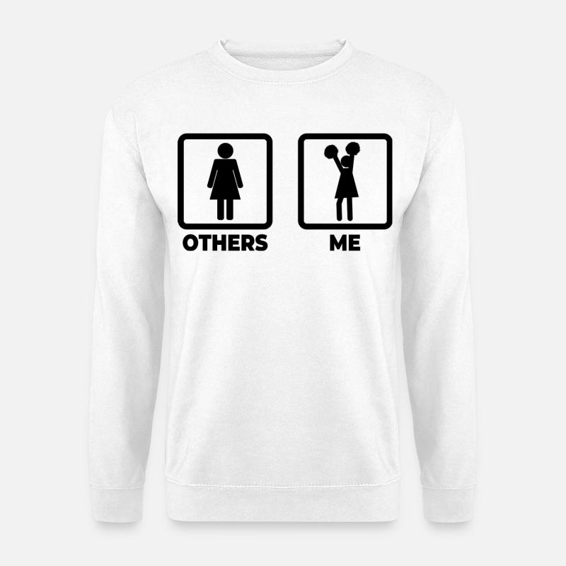 Ich als Cheerleaderin - Unisex Pullover - Weiß