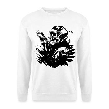 Football Woman - Unisex Sweatshirt - white - Front
