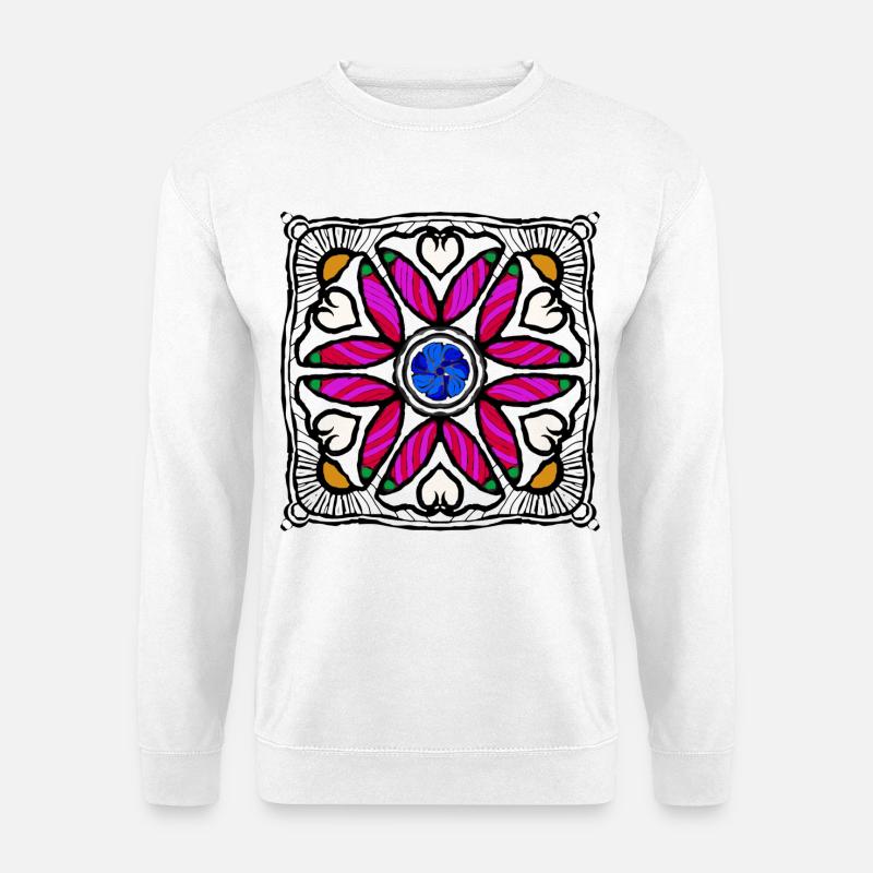 Rising sun - Unisex Pullover - Weiß