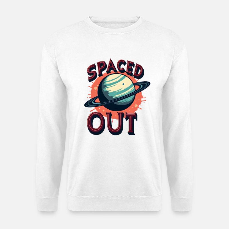 Spaced Out - Unisex Pullover - Weiß