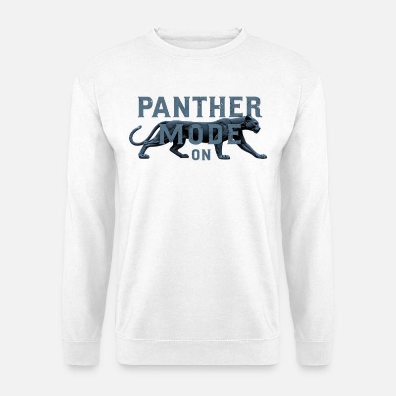 Panther Mode: On - Unisex Pullover - Weiß