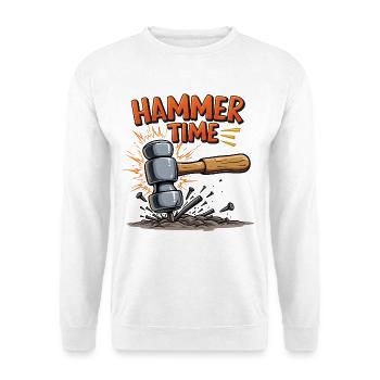 Awesome time! - Unisex Sweatshirt - white - Front