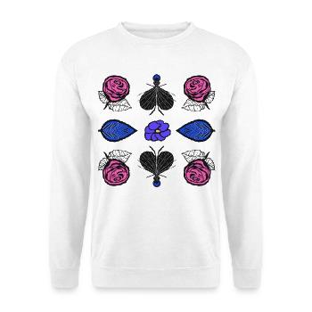 Roses Pop Art - Unisex Sweatshirt - white - Front