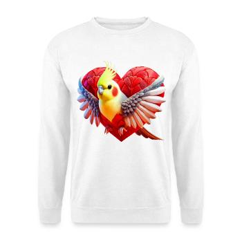 Nymphenheart (05) - Unisex Pullover - Weiß - Vorne - Alina (178cm) & Michal (187cm)