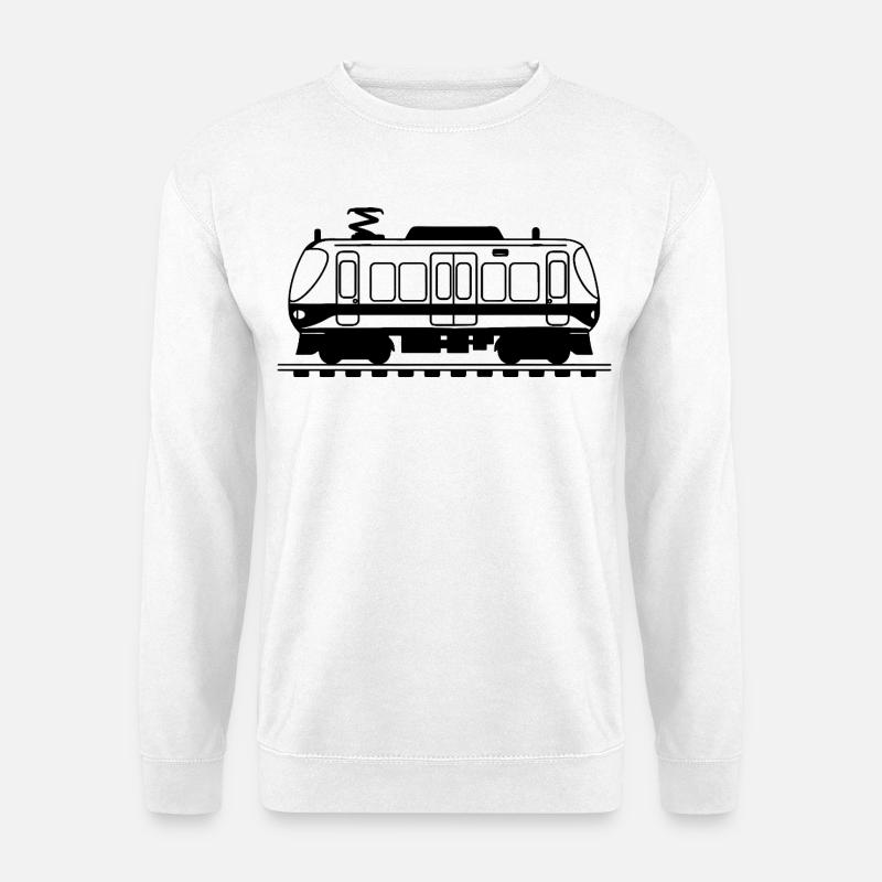 Eisenbahn - Unisex Pullover - Weiß