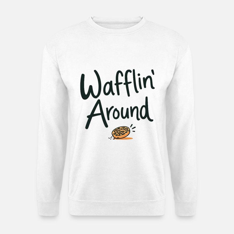 Wafflin' Around - Unisex Pullover - Weiß