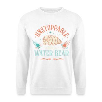 Unstoppable tardigrade - Unisex Sweatshirt - white - Front