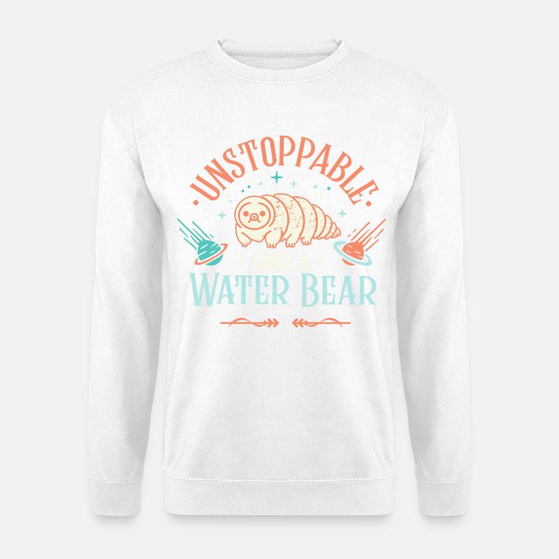 Unstoppable tardigrade - Unisex Sweatshirt - white