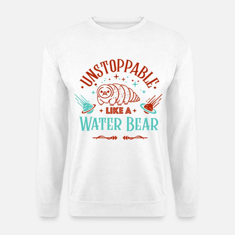 Unstoppable as a tardigrade - Unisex Sweatshirt - white