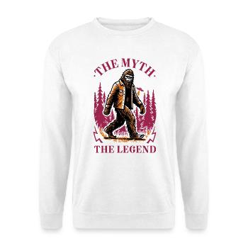 Bigfoot – The legend lives on - Unisex Sweatshirt - white - Front