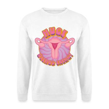Énorme énergie utérine – Puissance et autonomisation - Sweat-shirt Unisexe - blanc - Devant