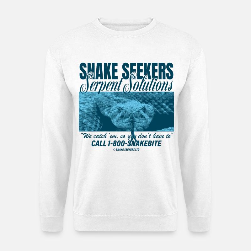Snake Seekers – Serpent Solutions - Unisex Sweatshirt - white