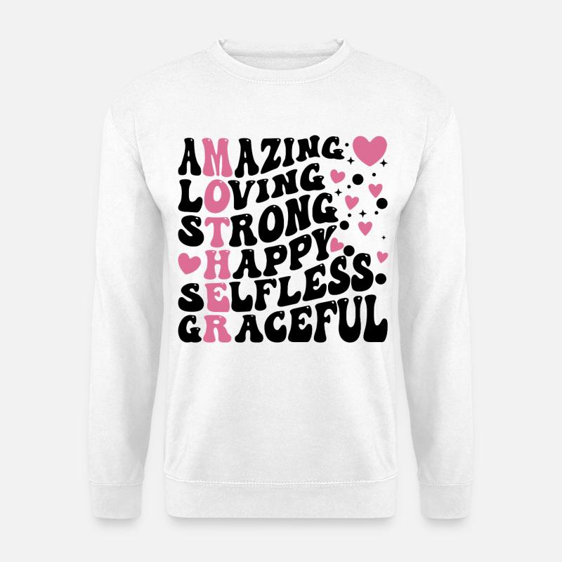 Die beste Mutter aller Zeiten - Unisex Pullover - Weiß