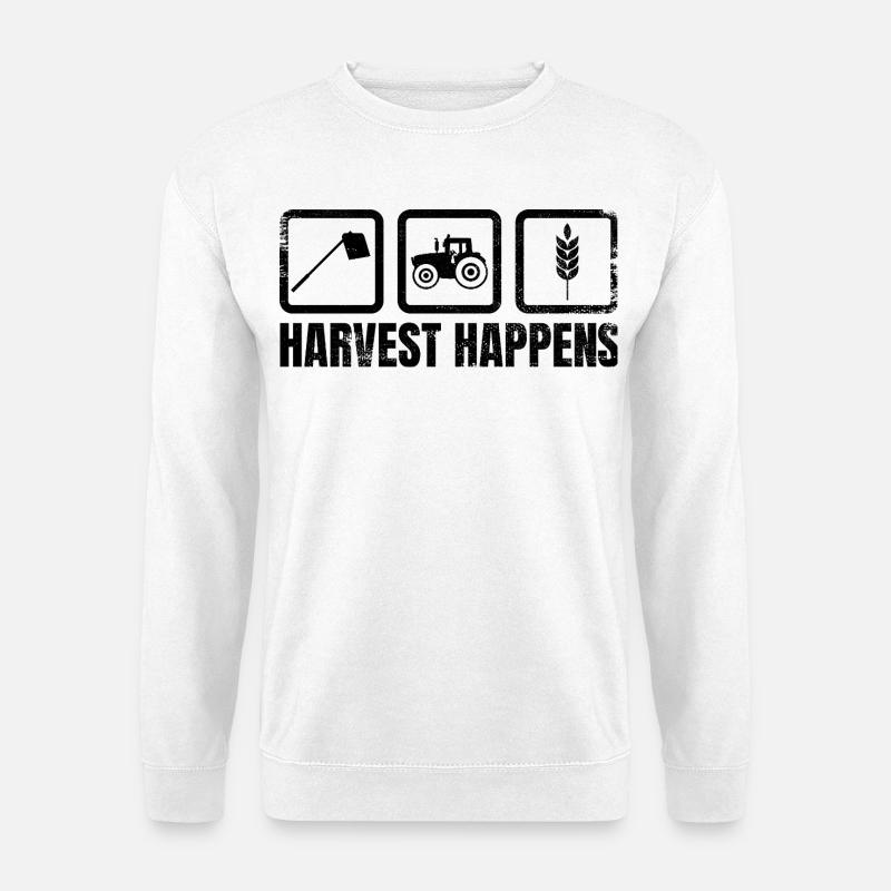 Bauern Witz - Unisex Pullover - Weiß