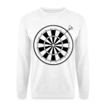 Dart Drawing - Unisex Sweatshirt - white - Front