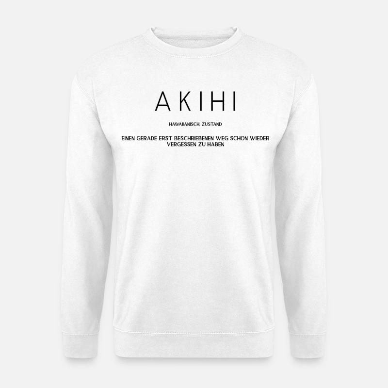 Akihi - Unisex Pullover - Weiß