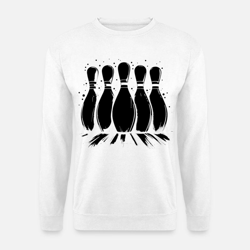 Bowling Sport - Unisex Pullover - Weiß