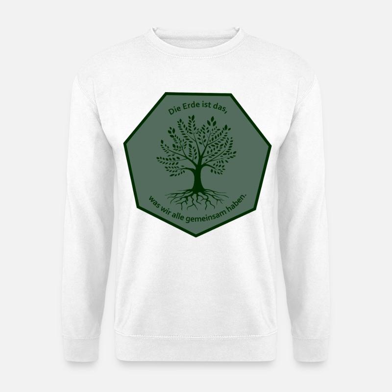 Baum Wappen - Unisex Pullover - Weiß