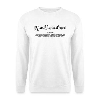 mamihlapinatapai - Unisex Pullover - Weiß - Vorne