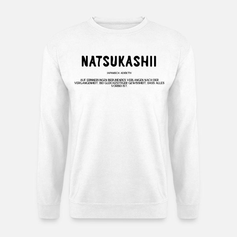 Natsukashii - Unisex Pullover - Weiß