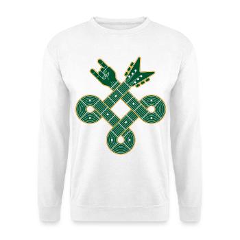 Celtic Knot Guitar - Unisex Pullover - Weiß - Vorne