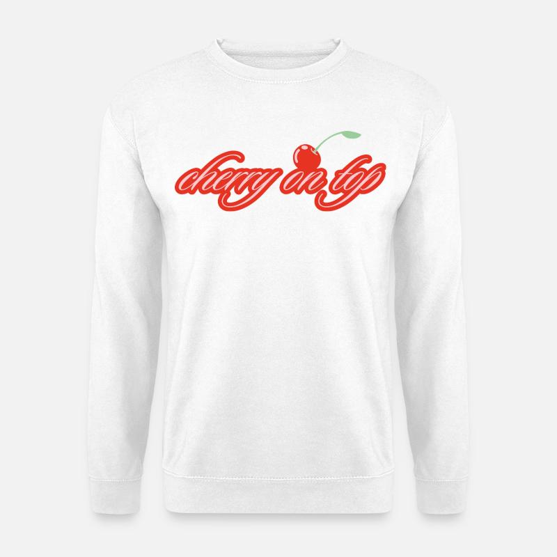 Cherry On Top  - Unisex Pullover - Weiß