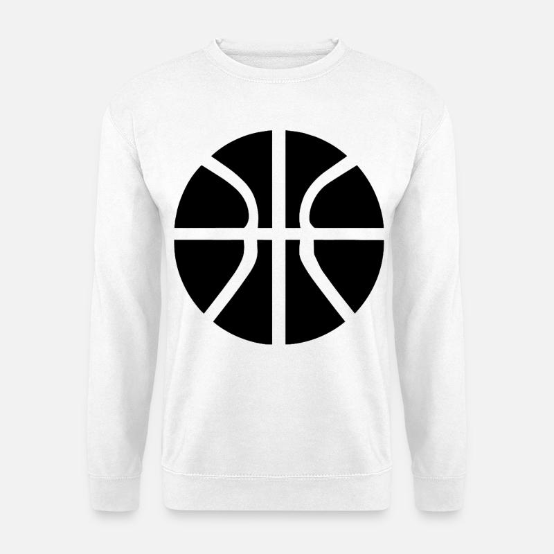 Basketball Ball - Unisex Pullover - Weiß