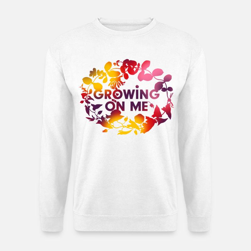 Wachsende Verbindung - Unisex Pullover - Weiß