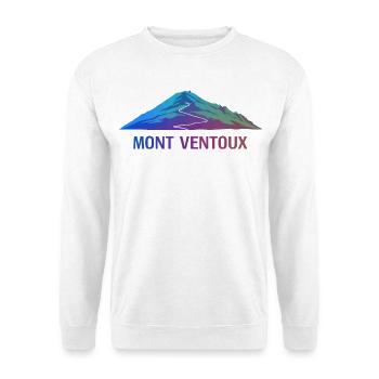 Mont Ventoux Climb Shape - Unisex Sweatshirt - white - Front