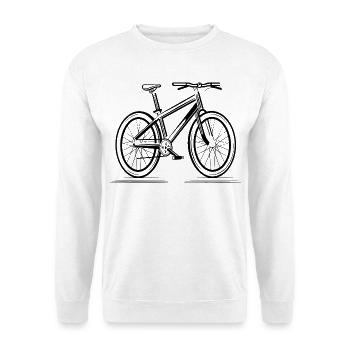 Bicycle Sketch - Unisex Sweatshirt - white - Front
