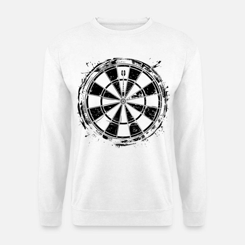Dartscheibe - Unisex Pullover - Weiß
