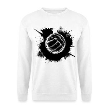 Volleyball Ball - Unisex Sweatshirt - white - Front