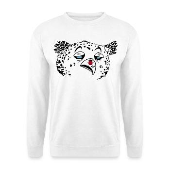 Owl and ladybug - Unisex Sweatshirt - white - Front