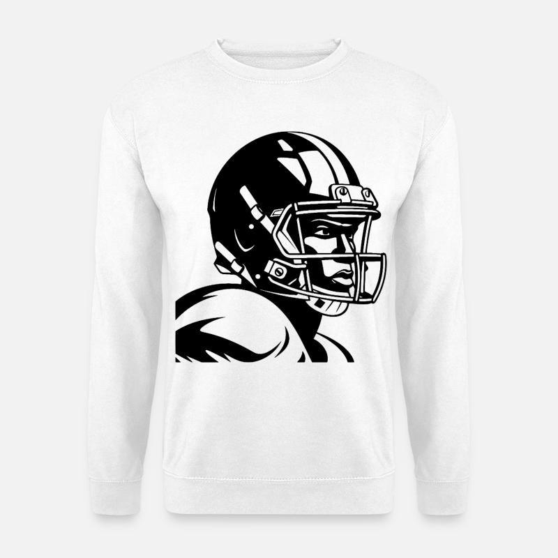 Footballspieler - Unisex Pullover - Weiß