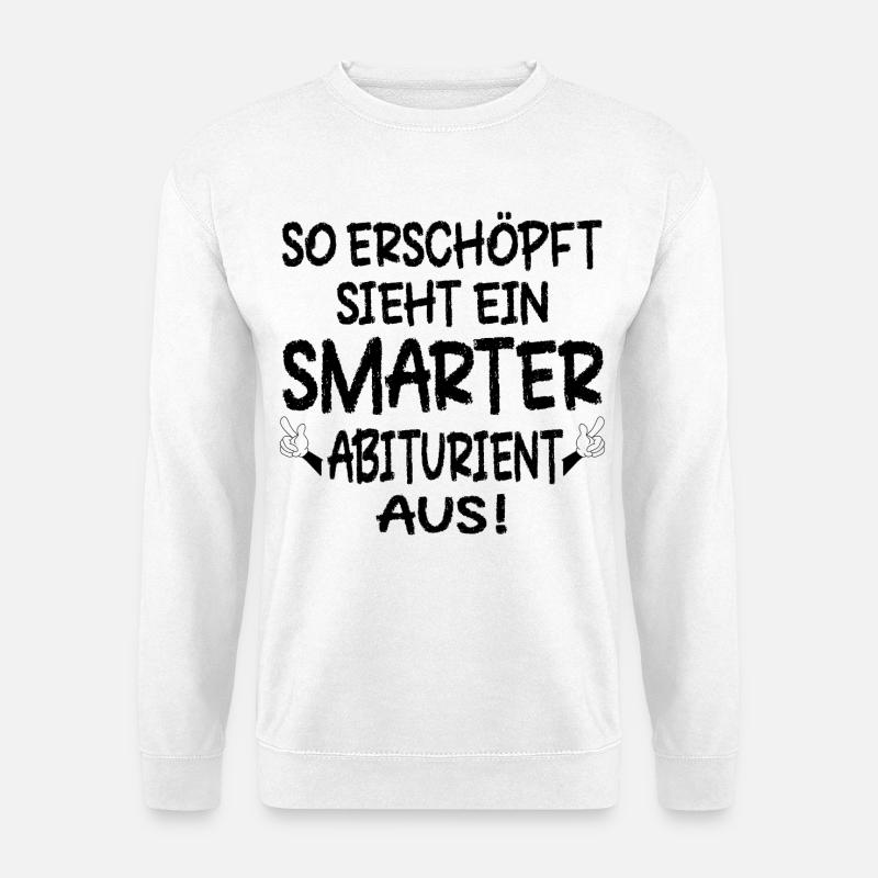SCHULABSCHLUSS ABITUR 2026 ERSCHÖPFUNG - Unisex Pullover - Weiß