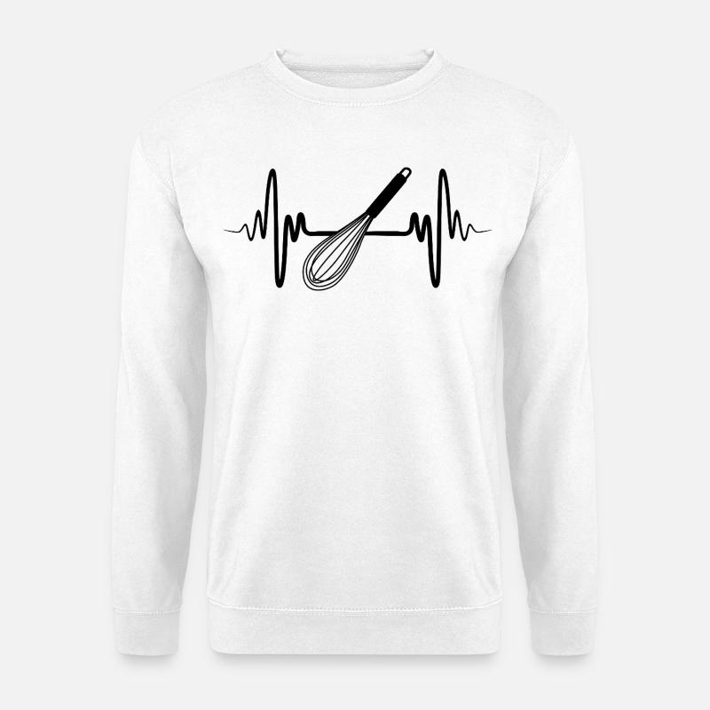 Handmixer Skizze - Unisex Pullover - Weiß