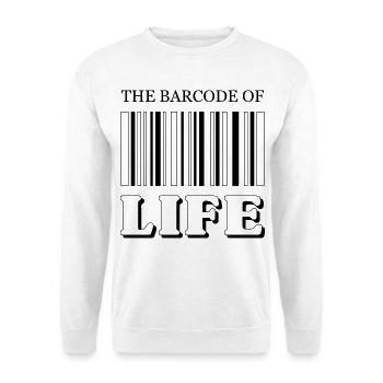 The Barcode of Life / Der Strichcode des Lebens - Unisex Sweatshirt - white - Front