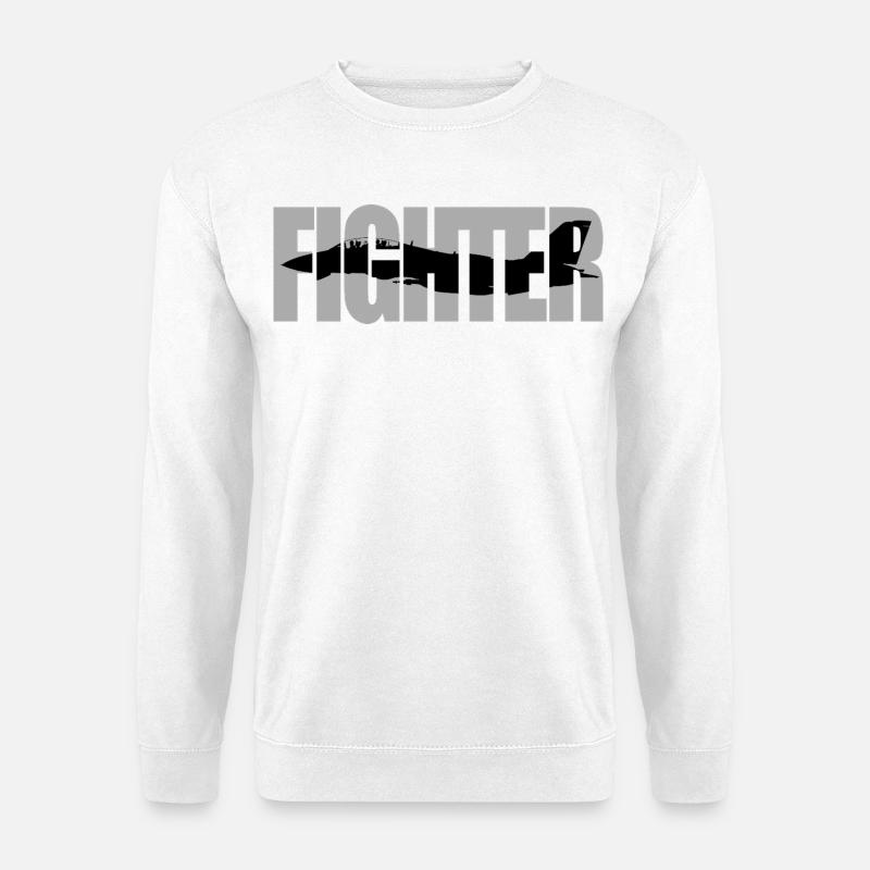 Fighter F-14 Tomcat - Unisex Pullover - Weiß